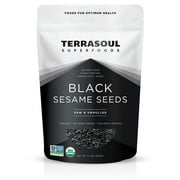Terrasoul Superfoods Organic Black Sesame Seeds, 2 lbs - Raw | Unhulled | Lab-Tested