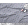 thumbnail image 2 of Soimoi Satin Silk Fabric Dot,Leaves & Rose Floral Decor Fabric Printed Yard 42 Inch Wide, 2 of 3