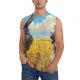 thumbnail image 1 of Fotbe Funny Countryside Donkey Men's Camiseta sin Mangas Estampada para Hombres, Playera Casual para Gimnasio, Entrenamiento, Playa-X-Large, 1 of 7