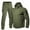 Green, variant on Letdown Men's Casual Athletic Tracksuit 2 Piece Outfits Casual Full Zip Jogging Suit Jacket Pants Set Jogging Athletic Suit Sets (Khaki, XS)