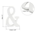 thumbnail image 2 of White Wood Letters 3 Inch, Wood Letters for DIY Party Projects (&), 2 of 5