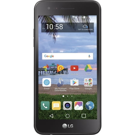 Straight Talk LG Rebel 2 8GB Prepaid Smartphone, Black (Bundle Promo (Best Straight Talk Phones For $30 Plan)