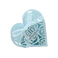 thumbnail image 1 of 50 cajas de regalo para dulces Eid Mubarak, decoración de Ramadán, cajas de galletas de chocolate con forma de corazón hueco de rosa, suministros para recuerdos de fiesta de boda, color azul - Aespa, 1 of 2