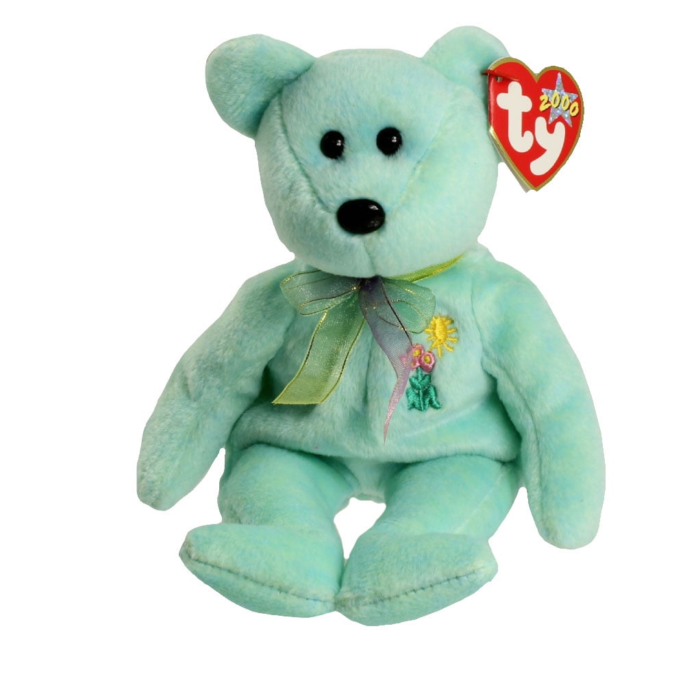 Ariel Retired 2000 Ty Beanie Babie 8in Flower Bear 3 up Boys Girls 4288 for sale online