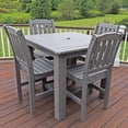 thumbnail image 6 of Highwood's 42" x 42" Square 5-pc Lehigh Dining Set - Counter Height, Outdoor, Eco-friendly, Synthetic Wood, 6 of 10