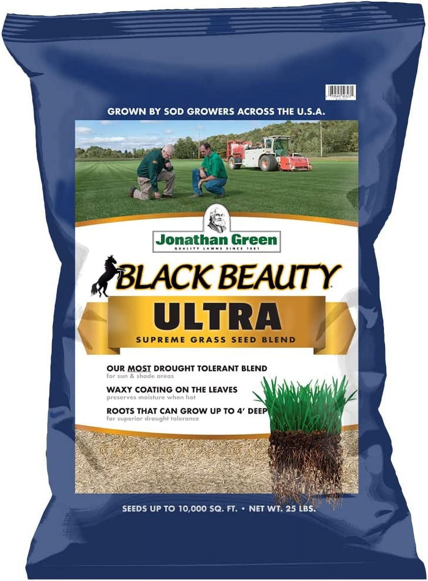 Jonathan Green Black Beauty Grass Seed, 100 lbs - Disease-Resistant
