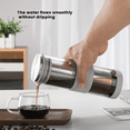 ckepdyeh Portable Airtight Cold Brew Iced Coffee Maker Tea Infuser