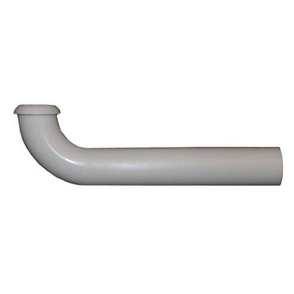 03-4217 PVC P-Trap Drain Ell, White - 1.25 x 7 in.