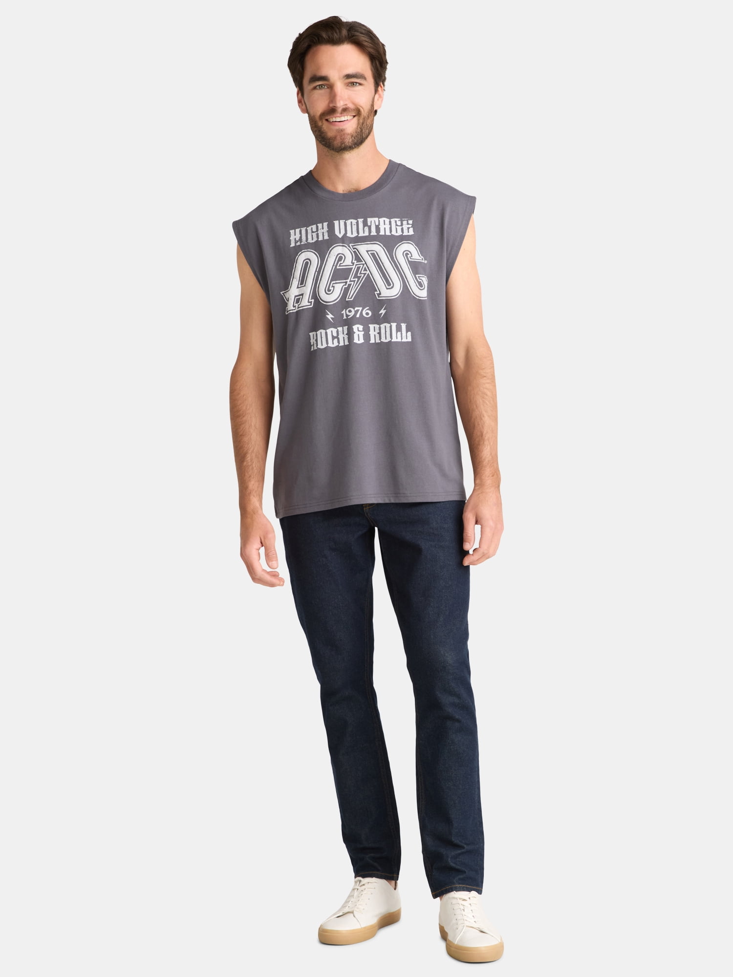 AC/DC Men's & Big Men's Graphic Muscle Tank, Sizes XS-3XL
