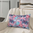 thumbnail image 2 of LNWH Rectangle Pillow Cover, Doodle Sketch Watercolor Art Pattern Cushion Covers Pillowcase for Couch Bedroom Sofa, 20"x30", 2 of 8