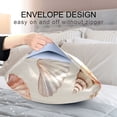 thumbnail image 4 of Yayeee Pillowcase Standard Size Set of 2 Satin Wrinkle Resistant Pillow Case, Purple Seashell, 4 of 7