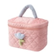 thumbnail image 1 of Great promotion! Corduroy Makeup Bag, Cute Makeup Bag, Travel Toiletries Bag, Storage Bag, Large Capacity, Ladies And Girls Cosmetics Storage Bag, 1 of 2