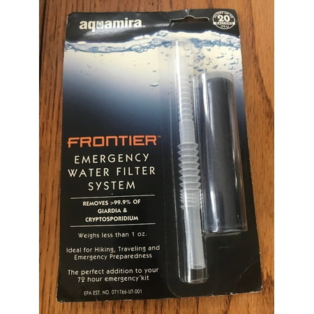 Water Filter System for Emergency - Aquamira - Filters Up To 20