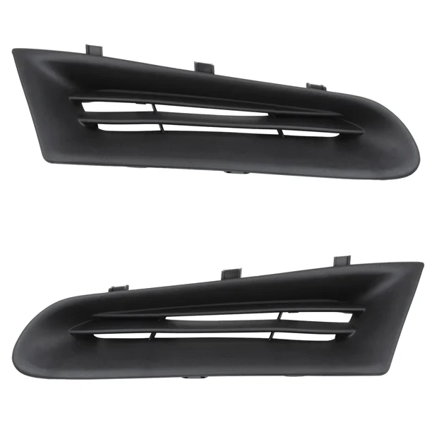 1 par de rejillas de parachoques delantero aptas for Renault Clio MK3 2005 2006 2007 2008 2009 ABS accesorios for coche 7701208684