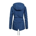 thumbnail image 4 of Fesfesfes Women Flannel Coat Winter Solid Color Thickened Plush Cotton Coat Cotton Jacket Warm Plush Coat On Sale, 4 of 7
