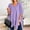 C-Purple131, variant on JIAYUE Womens Sweaters Solid Color Elbow-Length Drop Shoulder V-Neck Oversized Pullover For Ladies Soft Comfy Seasonal Loungewear