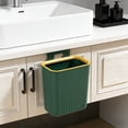 thumbnail image 5 of Yhmxh Hanging Kitchen Trash Can with Hook, Counter Top or Under Sink Waste Bin, Space-Saving Plastic Compost Bin, Wall Mounted Waste Basket Bin Garbage Can for Kitchen Cabinet, Countertop, Bathroom, 5 of 6