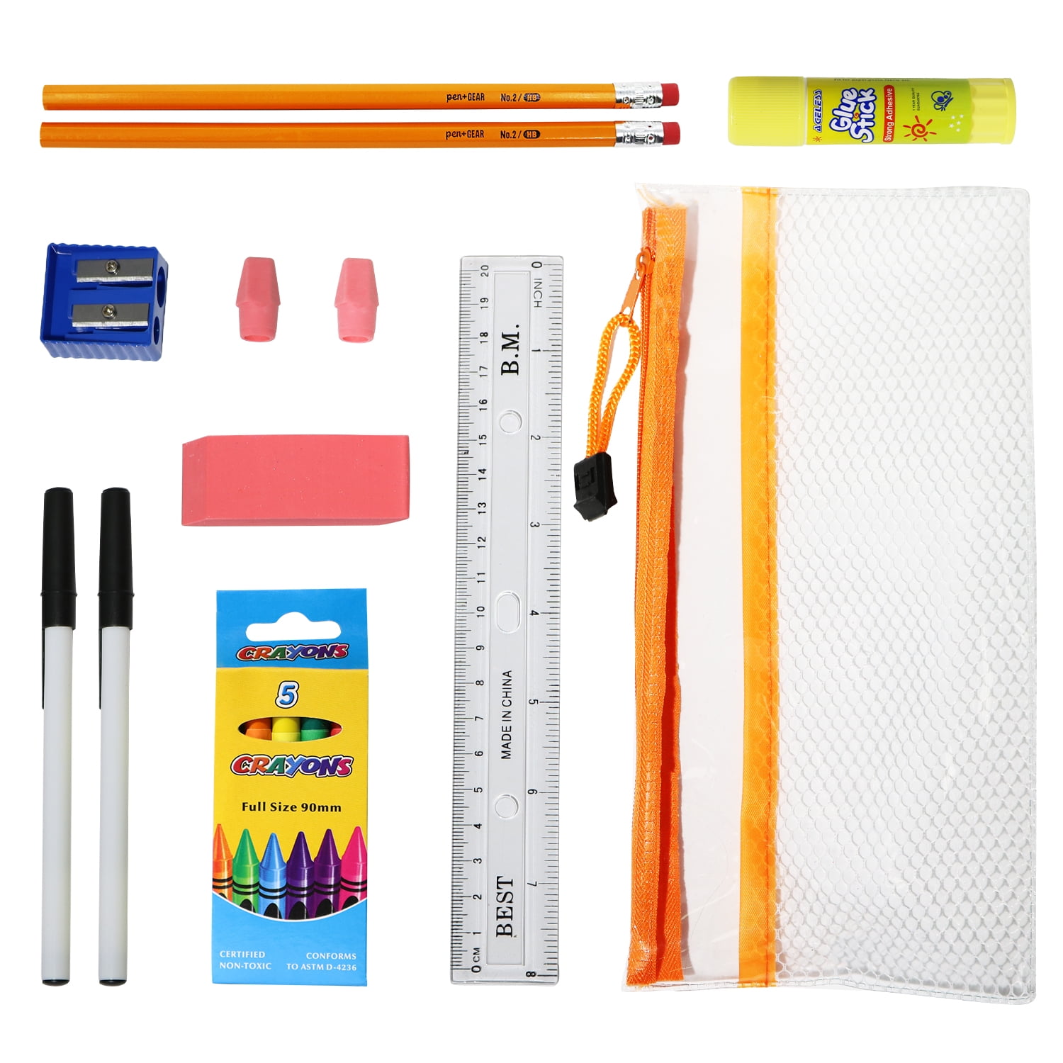 16 Piece Wholesale School Supply Kits Bulk School Supplies Case of