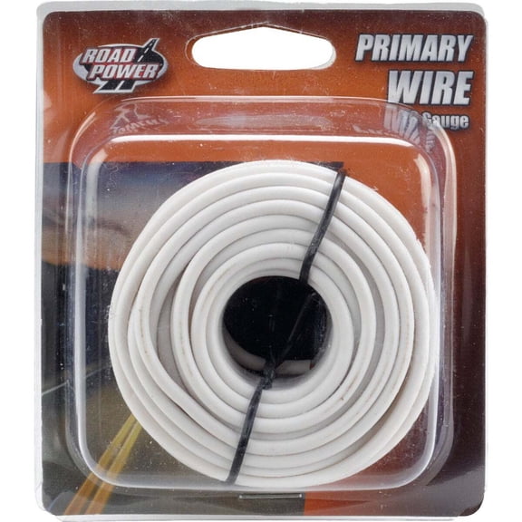 Coleman Cable 55667933 24 ft. 16 Gauge Primary Wire - White