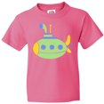 thumbnail image 3 of Inktastic Cute Green Submarine Youth T-Shirt, 3 of 5