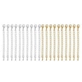 thumbnail image 1 of Cadenas para hacer joyas Zulema 2x 20 extensión 70 Mm con Cierre de langosta dorado, 1 of 8