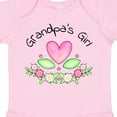 thumbnail image 4 of Inktastic Grandpa's Girl Heart Flowers Girls Baby Bodysuit, 4 of 5