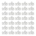 thumbnail image 1 of Encanto del año Patrón 2025 Borlas de aleación de zinc Graduación Brillante Plateado 110 Pcs, 1 of 7