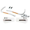 thumbnail image 2 of Tusk D-Flex Handguards with MX Shields White 1 1/8" Bar Mounts, 2 of 2