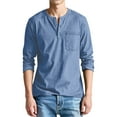 thumbnail image 2 of HUANBAI Long Sleeve T Shirt Thermal Winter Base Layer Slim Fit Crew Neck Shirt Soft Comfortable Breathable Casual Top For Everyday Wear And Outdoor Activities, 2 of 5