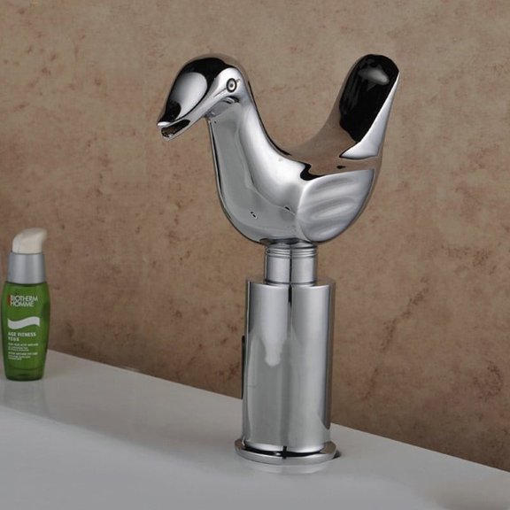 Juno Chrome Duck Automatic Sensor Bathroom Sink Faucet