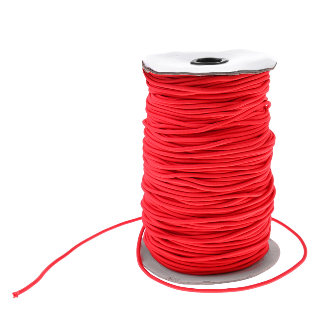 Details about   3mm 0.5-100m Elastic Round Bungee Rope Shock Cord Flexible Durable UV Stable 