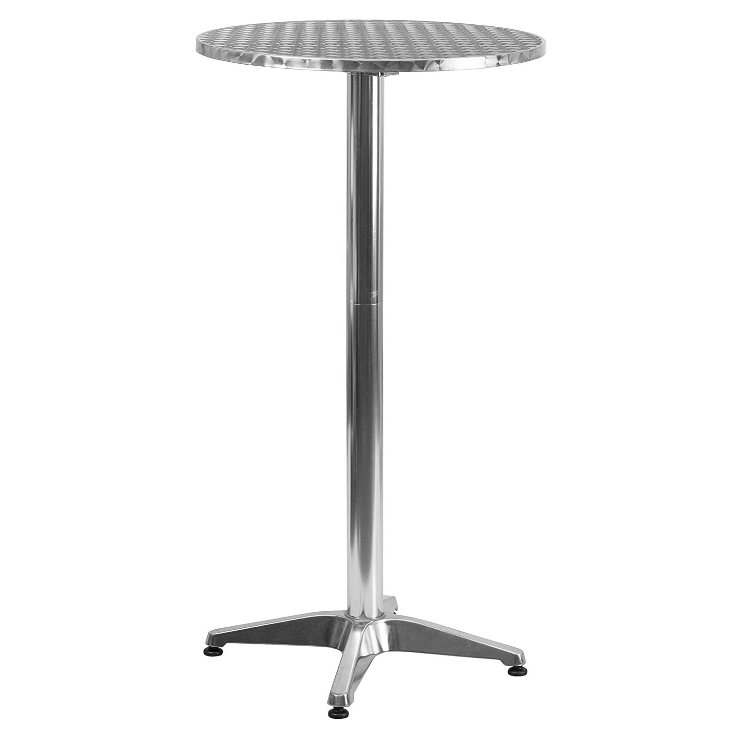 Flash Furniture Folding Bar Height Table Base Round Aluminum Indoor Outdoor 25.5 for sale online 