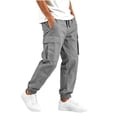 thumbnail image 5 of Rvasteizo Boys Cargo Pants Fall Winter Elastic Waist Pocket Casual Kids Bottoms 5 Years, 5 of 5