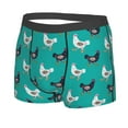 thumbnail image 5 of Goofa Funny Chicken Printed Men's Boxer Briefs Underwear, Moisture-Wicking Underwear, Trunk,Soft and Breathable Cotton Underwear-, 5 of 9