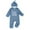 Blue, variant on Baby Rompers Long Sleeve Newborn Boy Fall Winter Outfits Baby Boy Soft Romper Little Bro Print Jumpsuit Coming Home Clothes 0 3 6 9 12 18 24 Months (Brown,3-6 Months)
