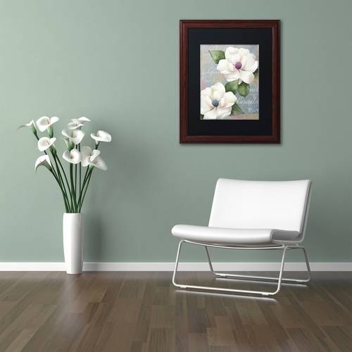 Trademark Fine Art "Southern Charms" Canvas Art by Color Bakery Black Matte, Wood Frame