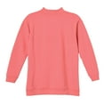 thumbnail image 6 of CATALOG CLASSICS Womens Fleece Jacket Snap Front Cardigan Sweatshirt for Women, XL, Coral, 6 of 6