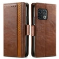 thumbnail image 3 of Case for OnePlus 10 PRO 5G Cover Leather Wallet Folio Case Book Design Flip Magnetic Closure - Brown, 3 of 5