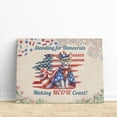 thumbnail image 3 of Democratic Devon Rex Cat Making Meow Count Election 2024 Horizontal Matte Canvas Poster Cat Lover Kitten Owner Gifts Wall Art Home Decor - 01001, 3 of 5