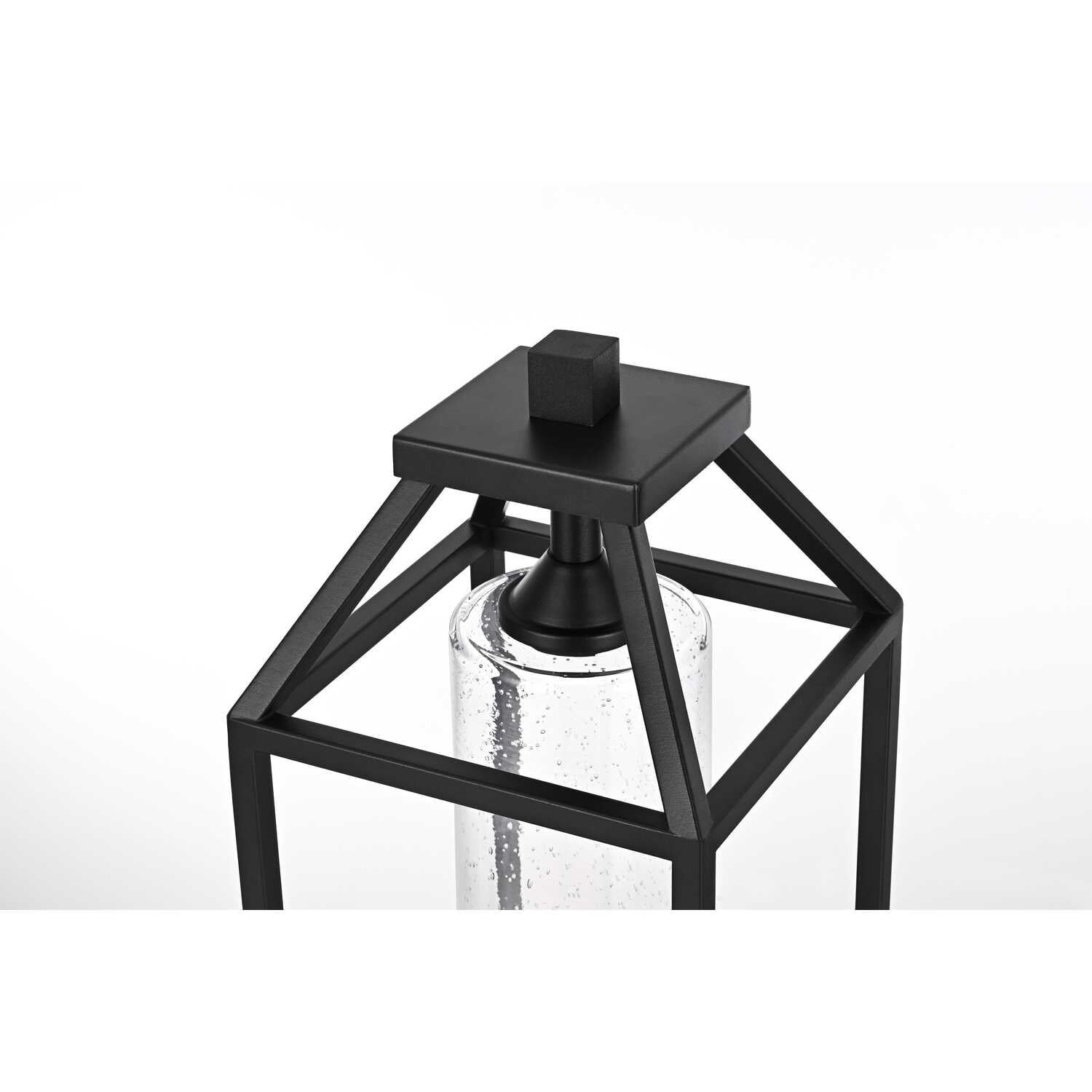 Elegant Lighting Zora 21" Outdoor Post Light in Black