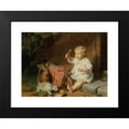 thumbnail image 2 of Felix Schlesinger 18x15 Black Modern Framed Museum Art Print Titled - The Playmates, 2 of 5