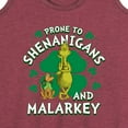 thumbnail image 3 of The Grinch - Prone To Shenanigans Malarkey - Women's Racerback Tank Top, 3 of 5