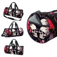 thumbnail image 3 of Skull Dance Bag, Weekender Bag, Shoe Bag, Soccer Bag - 17.7 Inches Sports Bag with Interior Zipper Pocket and Large Capacity, 3 of 6