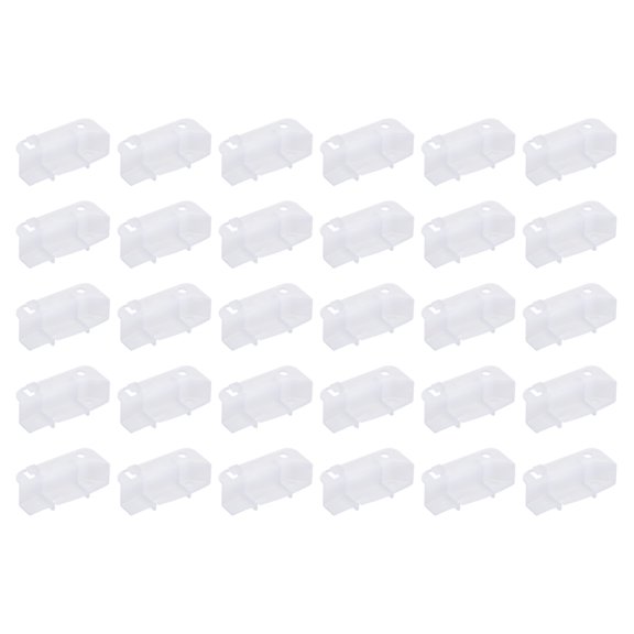 Uxcell Ceiling Lamps Clips Mounting Bracket Holder LED Ceiling Fixed Clips Rotate Buckle Light Fixture Clear 30 Pack