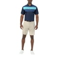 thumbnail image 2 of Ben Hogan Men's and Big Men’s Digital Ombre Chest Print Short Sleeve Golf Polo Shirt, up to Size 5XL, 2 of 5
