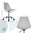 thumbnail image 2 of Silla de Oficina Secretarial Estilo Eames JM-55 Blanco Mundo In Home Office-Estudio, 2 of 8