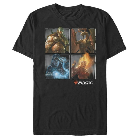 Men's Magic: The Gathering Character Box  Graphic Tee Black Small