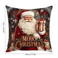 thumbnail image 3 of Funda de almohada de poliéster, decoración navideña, muñeco de nieve, ciervo, estampado navideño, funda de almohada para el hogar, la oficina, el coche, decoración de Halloween, decoración de otoño, d, 3 of 6