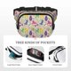 thumbnail image 5 of Balery Colorful Poodle Dog Mochila Cinturón para Mujeres y Hombres, Bolsa de Cintura Impermeable de Doble Capa con Correa, 5 of 9