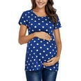 thumbnail image 2 of SAYFUT Plus Size Women Maternity Tops T-Shirt Ladies Summer Casual Pregnancy Blouse Tee, 2 of 5